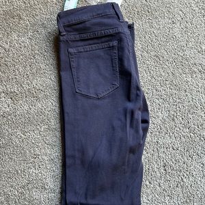 Super skinny dark purple jeans
